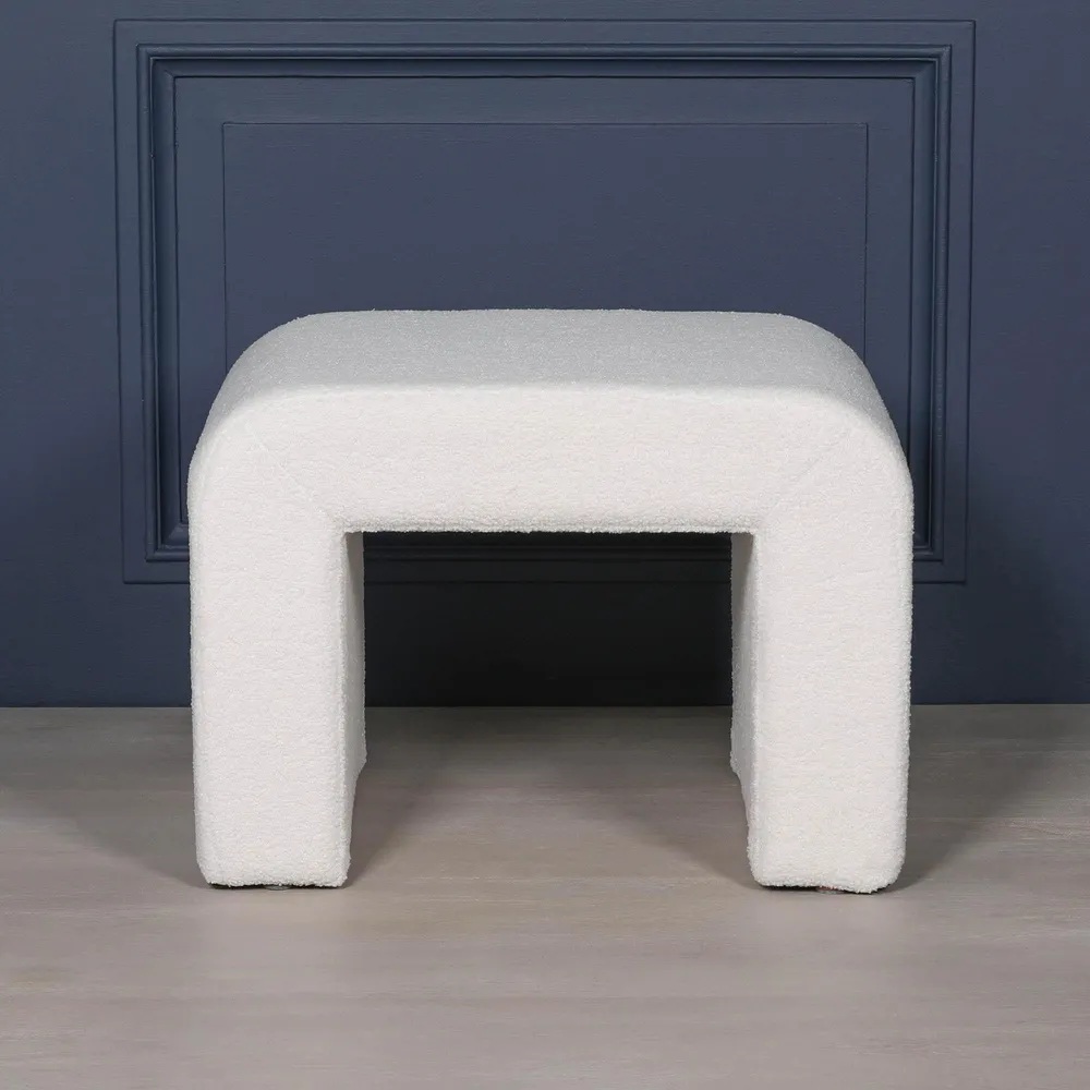 White Bedroom Stool